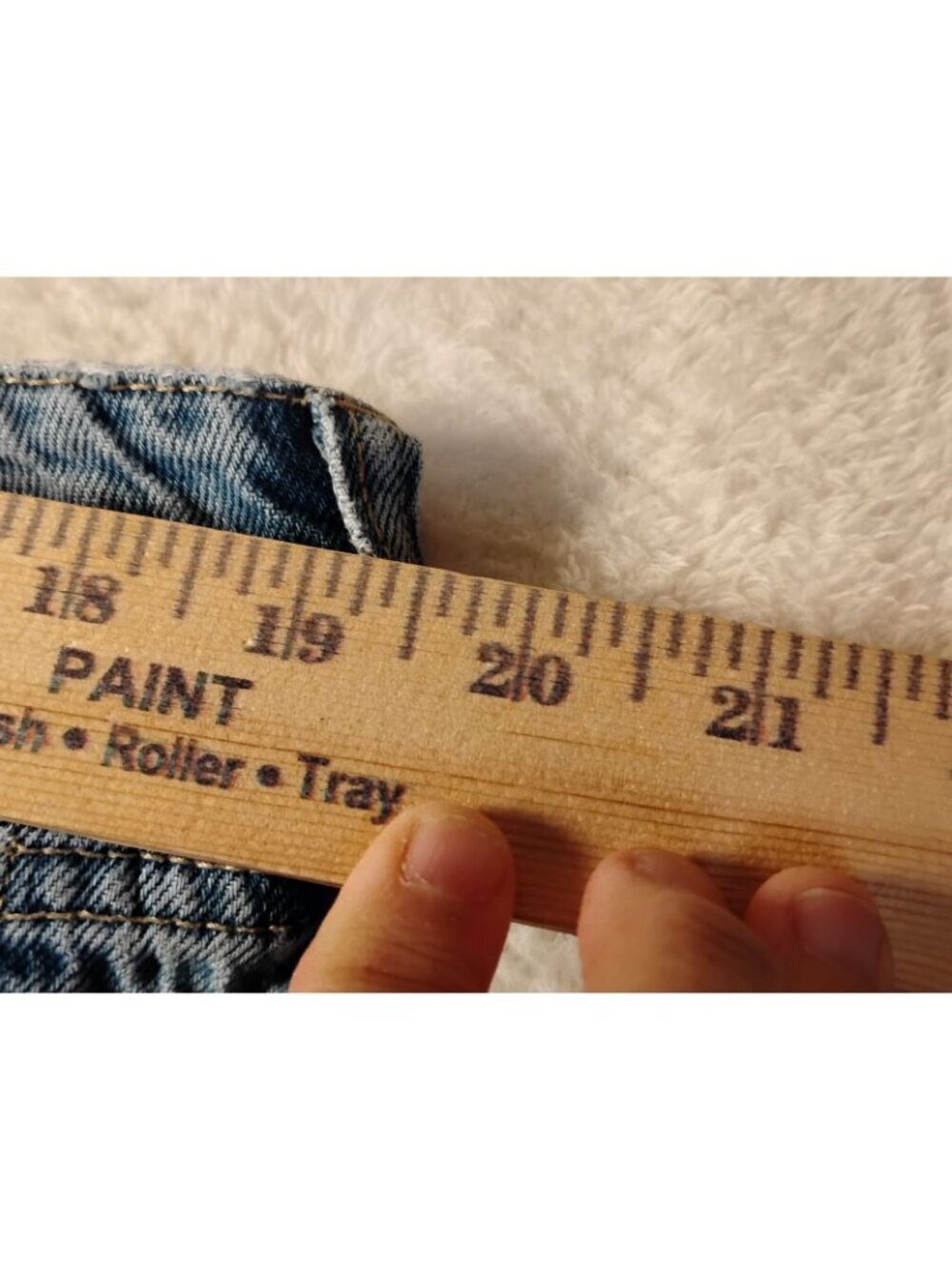 Aeropostale Womens Baggy Flare Jeans Retro Y2K 90s School 14 Short Medium Wash - Picture 11 of 11
